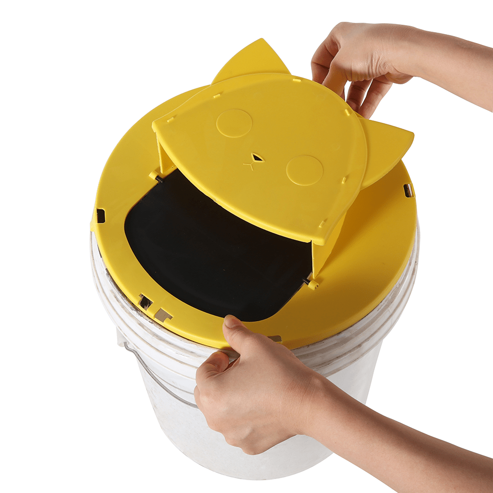 4pc, Mouse Trap Bucket, Mouse Traps Indoor for Home, Multi, Catch, Auto, Reset, Humane or Lethal Rat Trap, ABS Material, 5 Gallon Bucket Compatible, Reusable Bucket Lid Rat Traps Indoor Outdoor, Mouse Catching Tool