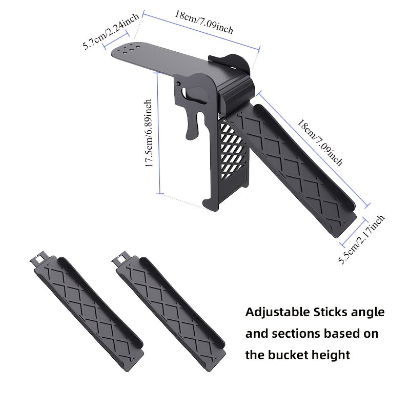 2pcs, Bucket Lid Mouse Rat Trap, Reusable Humane Mouse Trap, 5 Gallon Bucket Compatible, Flip and Slide, Mini Flip N Slide, Durable, Rat Traps for House Walk The Plank Auto Reset Rat Traps Outdoors, Humane, Catch and Release