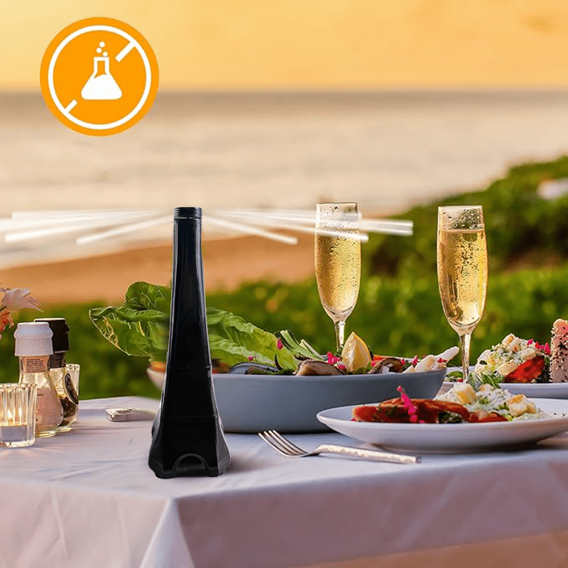 4Pcs, Fly Swatter Fan for Outside or Inside Meal, Picnic Fan for Table Use, Fly Repellent Fan Outdoor Indoor Keep Flies Away, Fly Fans for Tables, Barbeque, Events, Picnic, Party, Restaurant and Kitchen, Battery Operated Food Spinning Fan