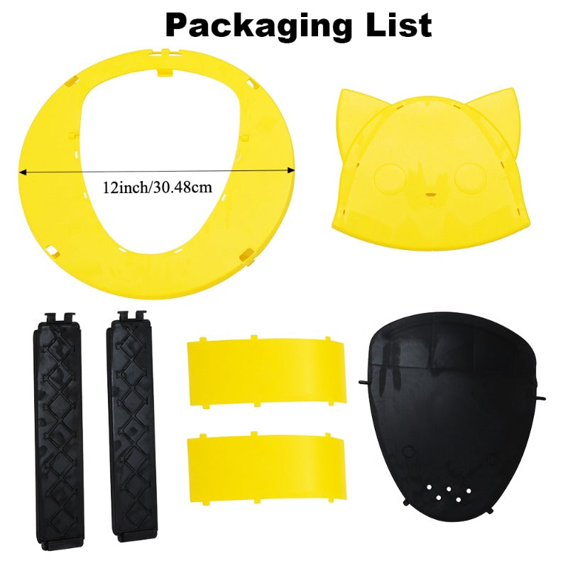 4pc, Mouse Trap Bucket, Mouse Traps Indoor for Home, Multi, Catch, Auto, Reset, Humane or Lethal Rat Trap, ABS Material, 5 Gallon Bucket Compatible, Reusable Bucket Lid Rat Traps Indoor Outdoor, Mouse Catching Tool