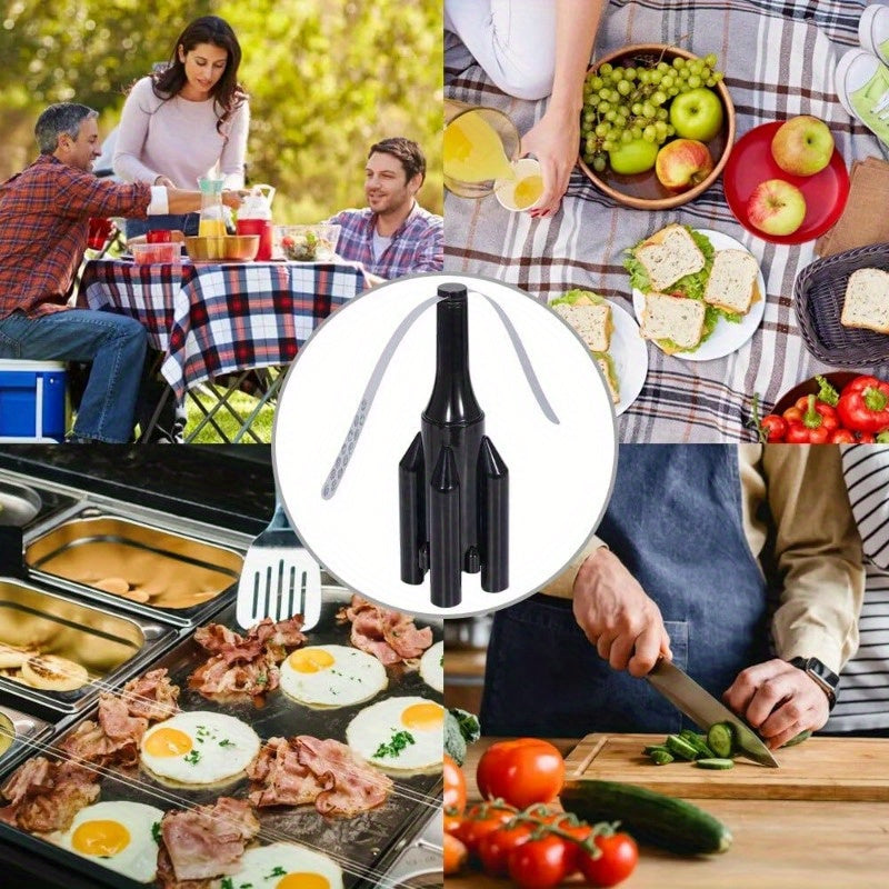 1Pc, Fly Fans for Tables, Fly Fan Outdoor Indoor Keep Flies Away, Table Top Fly Fan Fly Spinner with Holographic Blades, Fly Deterrent for Picnic, Restaurant, Party, Home, BBQ